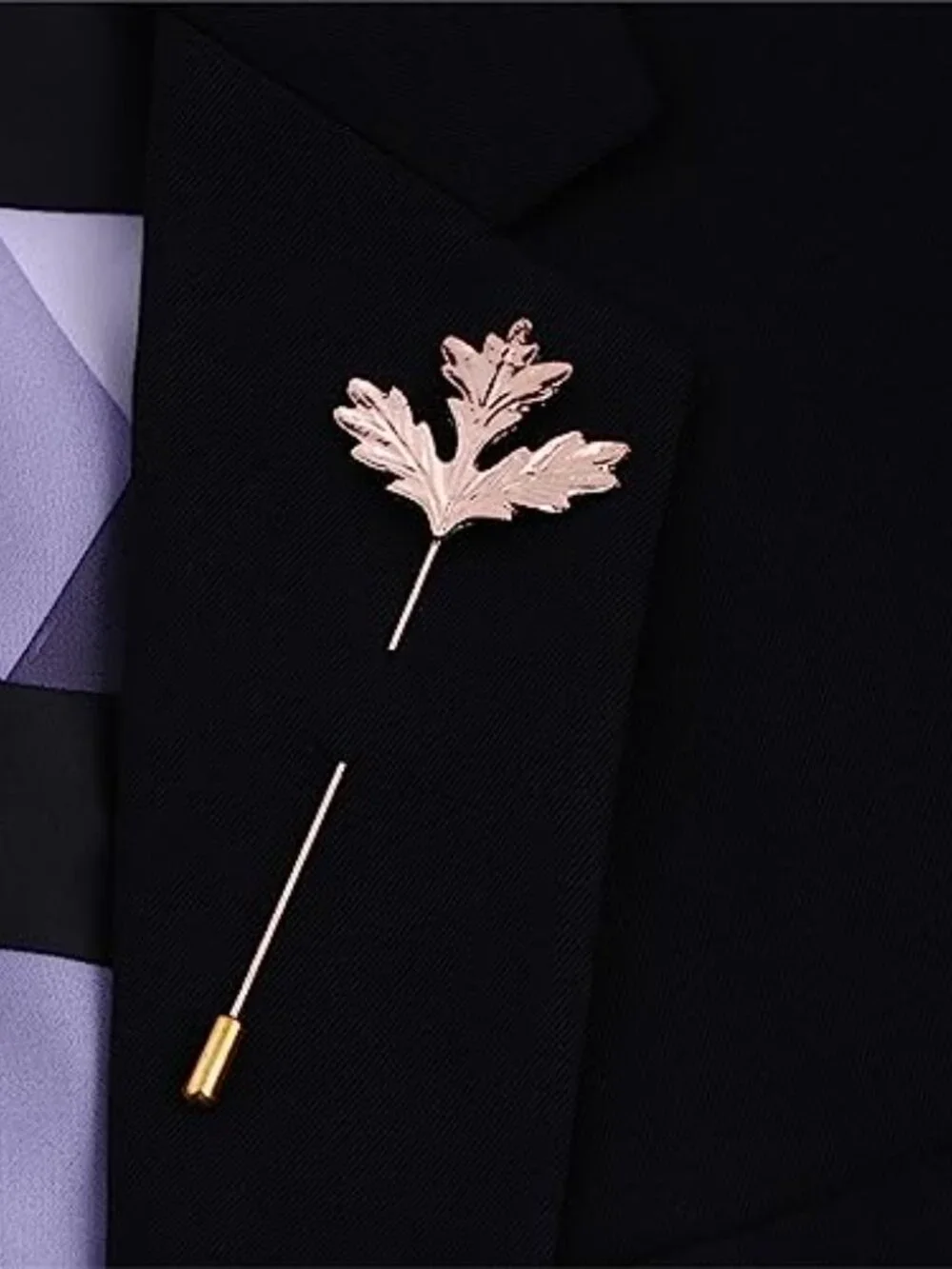 New -  Simple Gold Silver‎ Plated Long Brooch Pins with Cute Animal Antlers